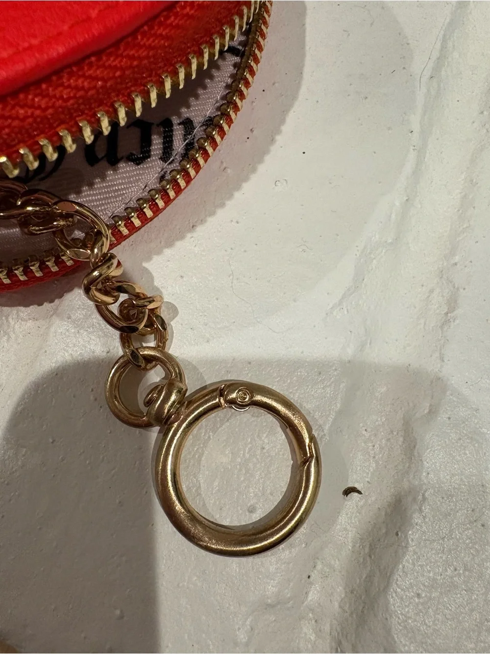 NEW Juicy Couture Red Strawberry Coin Purse and keychain